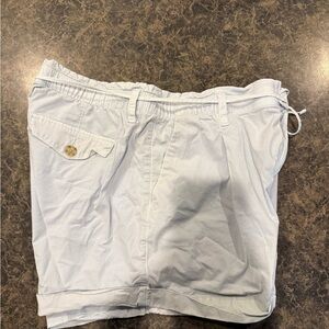 American Eagle Outfitters White Cargo Shorts